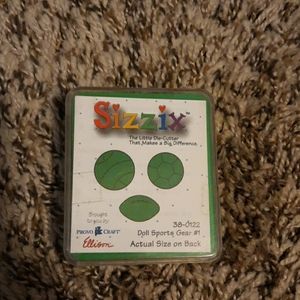 #674NWT Sizzix Die-Cutter. 38-0122 Doll sports Gear #1